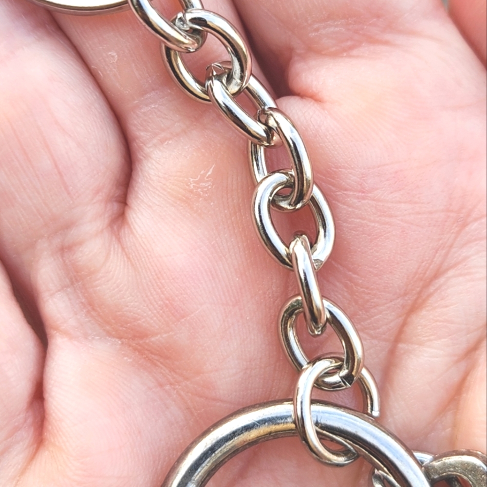 Hot Topic Lock & Key Keychain/Purse Charm - Picture 3 of 6